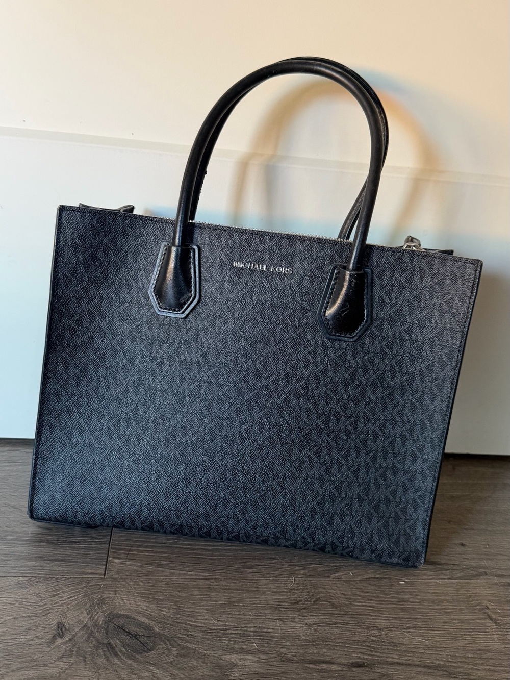 Michael Kors Black Signature Tote Briefcase